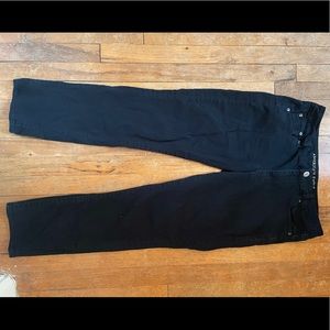 American Eagle Mid-Rise Straight Black Jeans